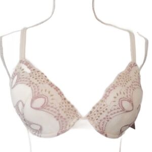 Gilligan & O'Malley Underwire Lace Bra - Size 36C Floral Abstract Padded Bra